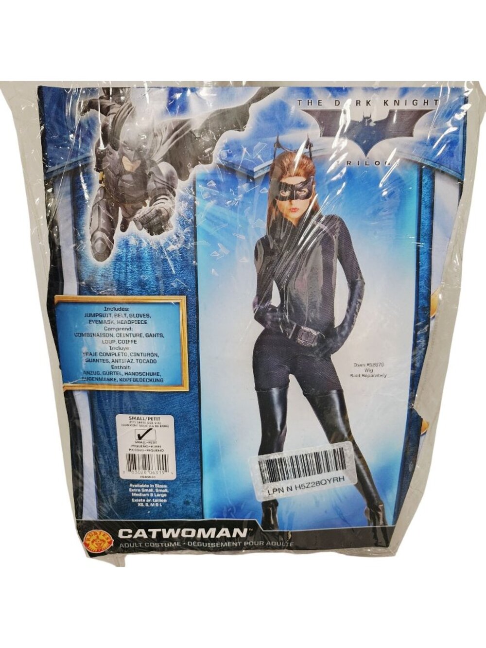 The Dark Knight Trilogy Catwoman Adult Costume Womens Size Small